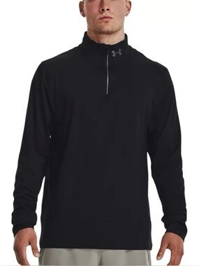 Under Armour UA Launch Pro 1/4 Zip Pullover Black running shirt Men’s Medium NWT